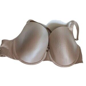 Modern Movement Bra Size 38 D Nude Beige Lightly Lined Underwire Balconette